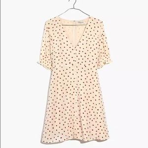 Madewell Silk Strawberry Sundress
